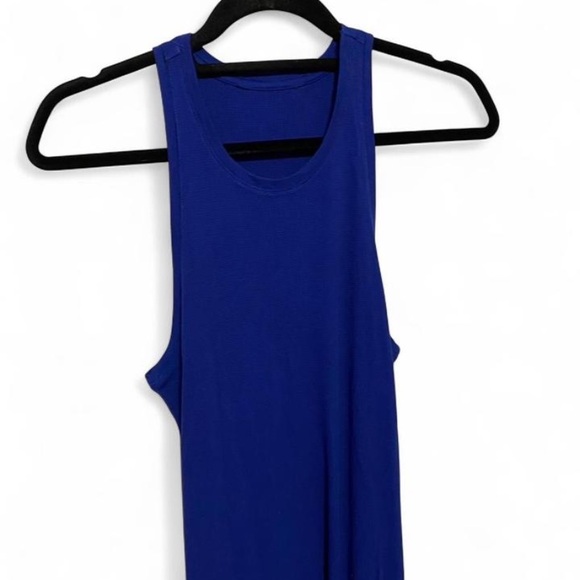 Polo by Ralph Lauren Royal Blue Thermal Knit Maxi Dress - Picture 4 of 4